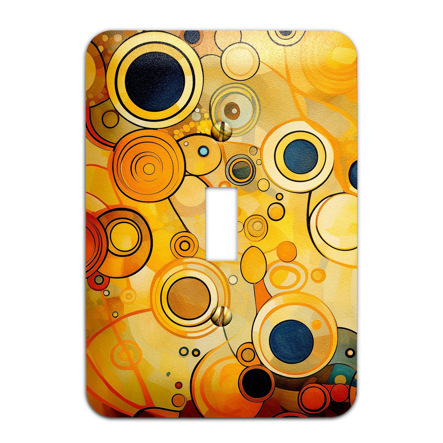 Art Deco Gustav Klimt Inspired Design Metal Decorative Light Switch Plate Cover - Several Sizes Available #5022