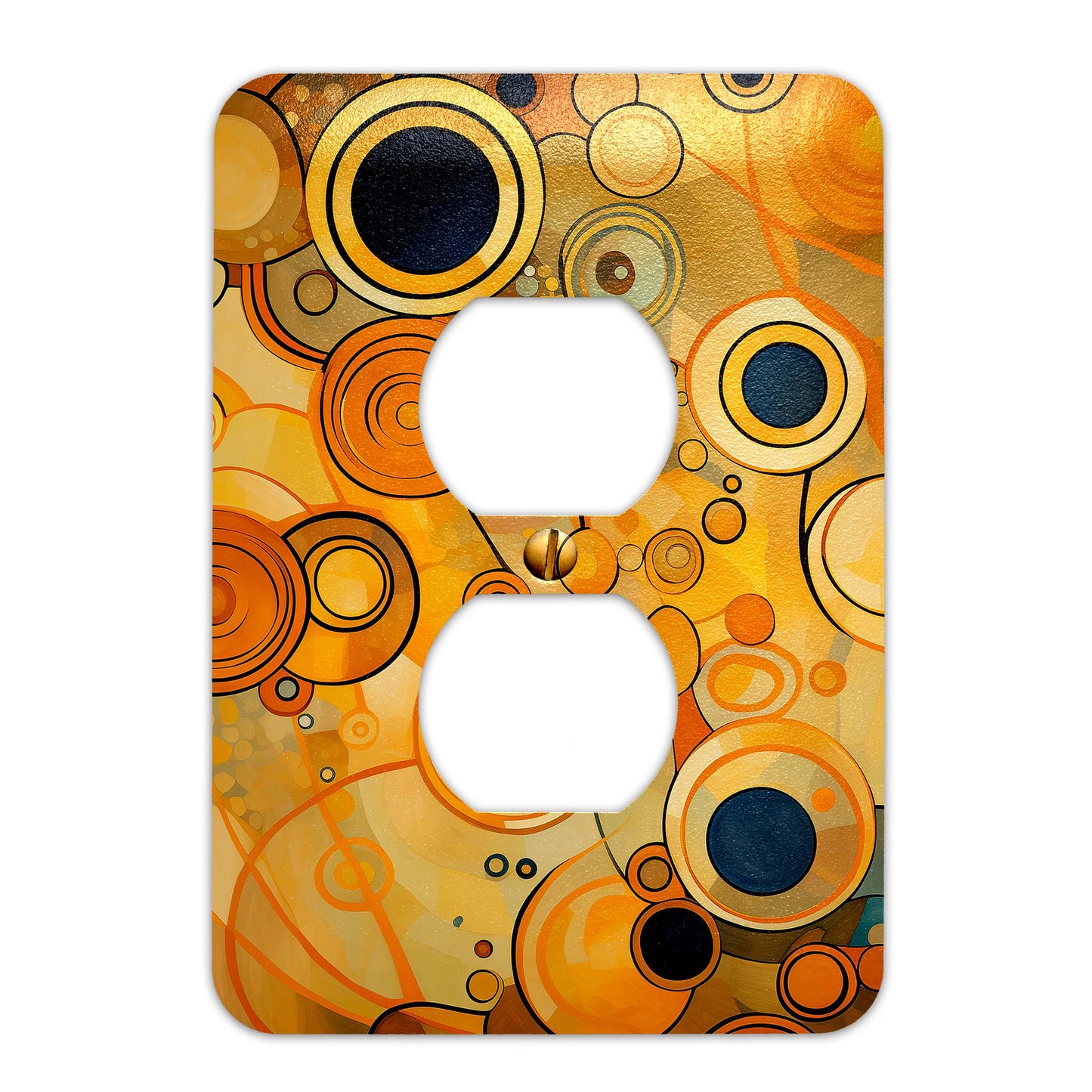 Art Deco Gustav Klimt Inspired Design Metal Decorative Light Switch Plate Cover - Several Sizes Available #5022