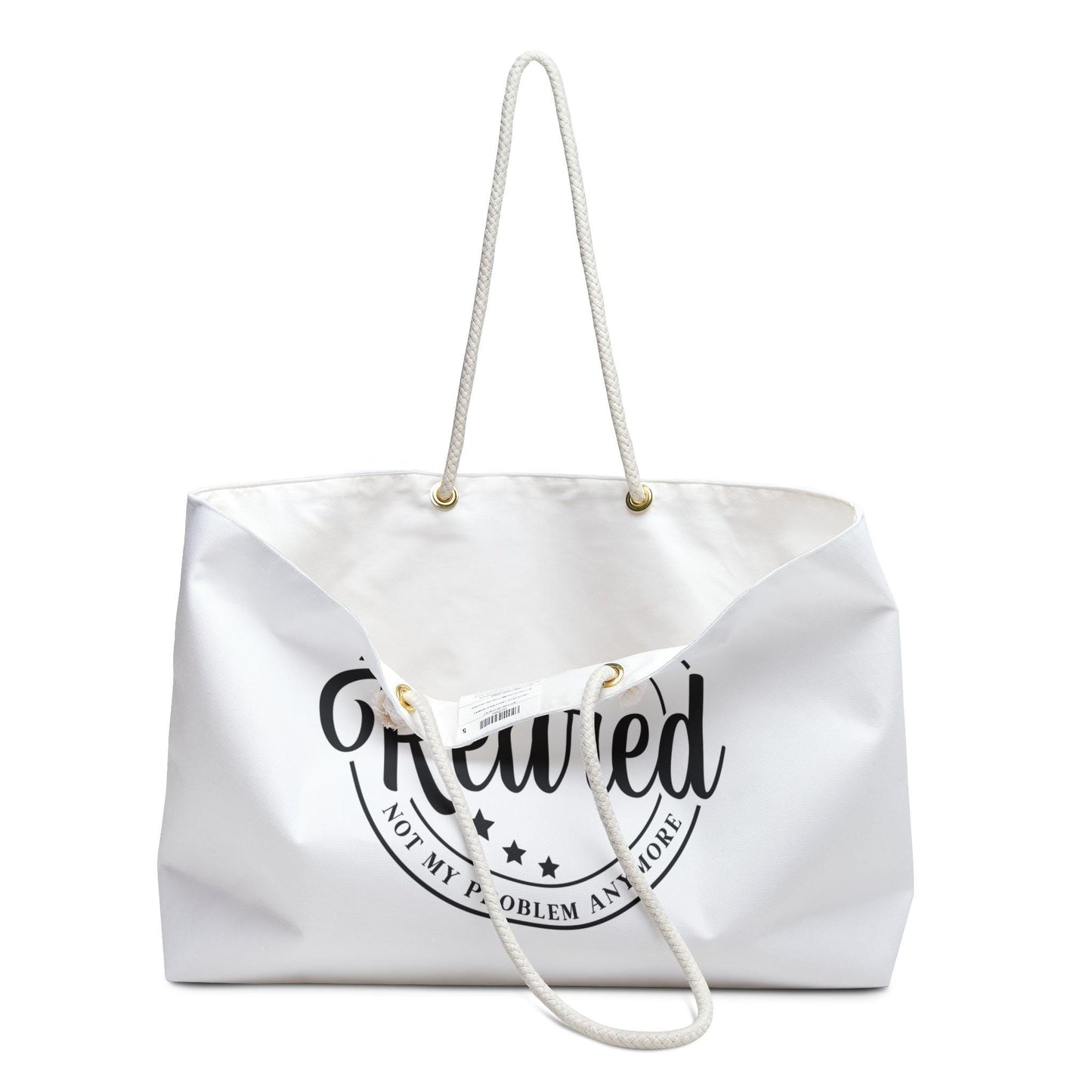 Personalized Retired - Not My Problem Anymore Weekender Bag, Gift for Her #4945